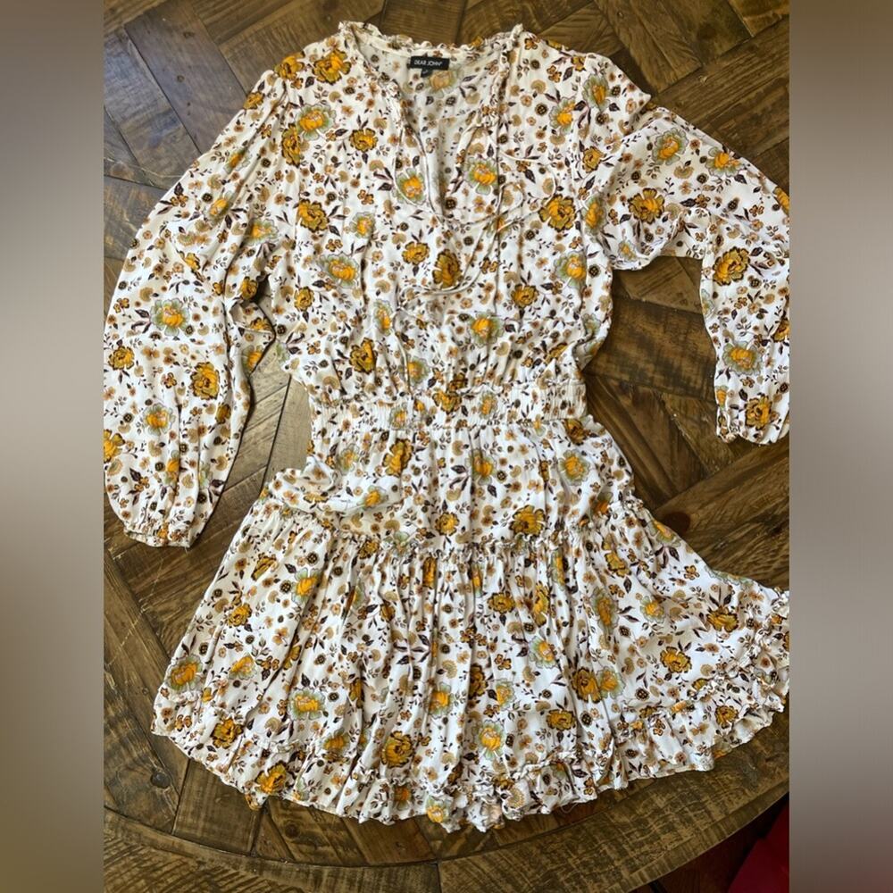 DEAR JOHN -  ABELLA TIERED RUFFLE DRESS IN OUTDOOR MEADOW